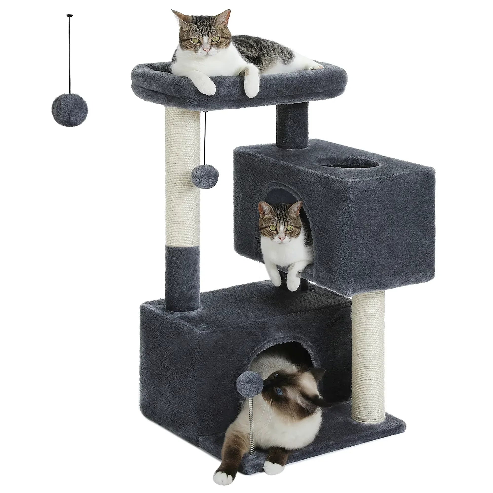 The Purr-fect Cat Castle: A Tower of Fun for Large Felines Up to 22lbs!